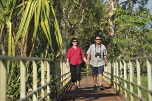 Enjoying Yellow Water Boardwalk