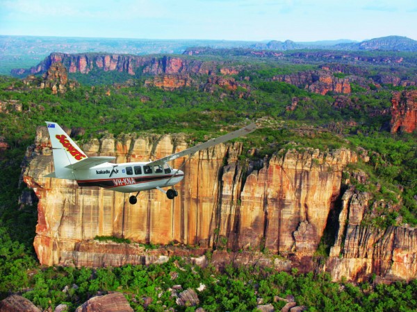 Kakadu Scenic Flight departing Cooinda