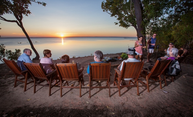 Sunset at Cobourg Coastal Camp